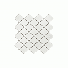 Teardrop White Matte 29.3cm x 24.5cm Mosaic Tile