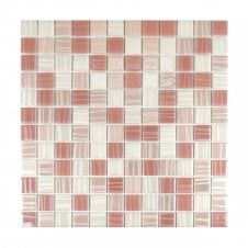 Tender Coral Mix (2.5cm x 2.5cm) 30cm x 30cm Mosaic Tile