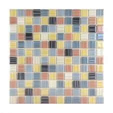 Tender Multicolour Mix (2.5cm x 2.5cm) 30cm x 30cm Mosaic Tile