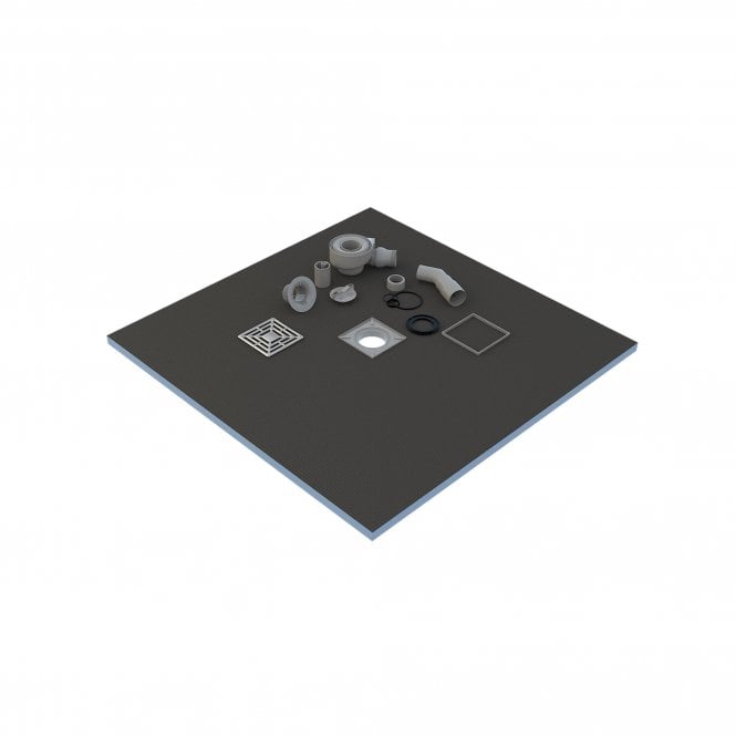 Thermal Shower Tray 1000 X 1000 X 20MM Centre Drain