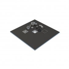 Thermal Shower Tray 800 X 1200 X 20MM Centre Drain