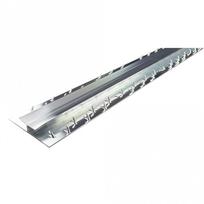 Tile Bank FTBS202 Twin Grip Bright Silver 20mm(W) x 0.9m
