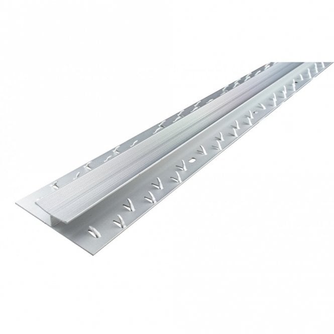 Tile Bank Ftms102 - TWin Grip Matt Silver 20mm(W) x 0.9m