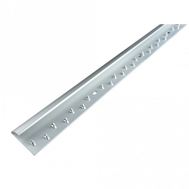 Tile Bank FTMS105 - Single Grip Matt Silver 13mm(w) x 0.9m