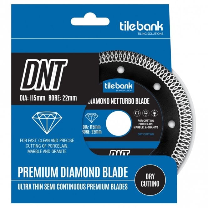 Tile Bank Tilebank Diamond Net Turbo Blade DNT 115mm x 22mm