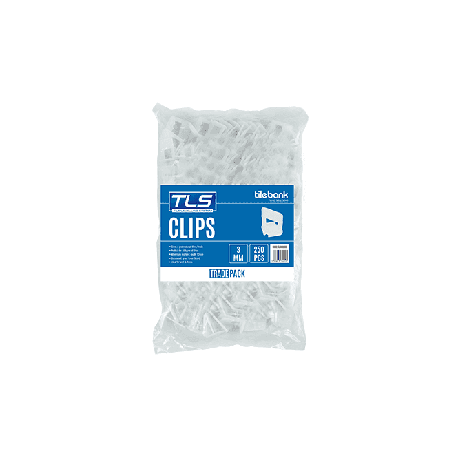 Tile Bank TLSC3250 TLS Clips 3mm Trade Pack 250pcs
