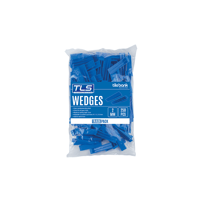 Tile Bank TLSW250 TLS Wedges 2mm Trade pack 250pcs