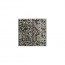 Tin Tile Iron 44.2cm x 44.2cm Wall & Floor Tile