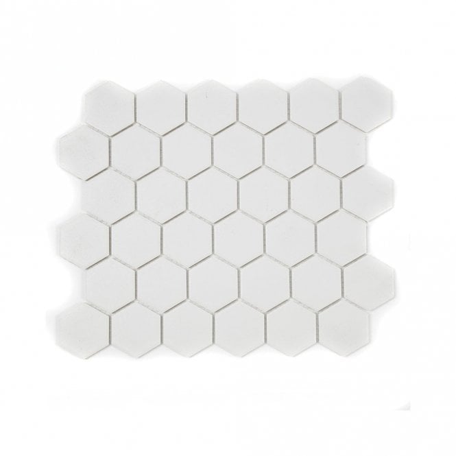 Titan Hexagon Blanco (5.1cm x 5.9cm) 28.1cm x 32.5cm Wall & Floor Tile