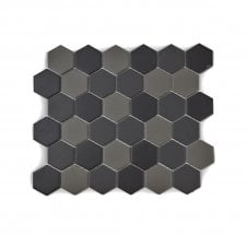Titan Hexagon Cool Blend (5.1cm x 5.9cm) 28.1cm x 32.5cm Wall & Floor Tile