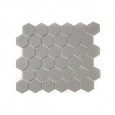 Titan Hexagon Gris (5.1cm x 5.9cm) 28.1cm x 32.5cm Wall & Floor Tile