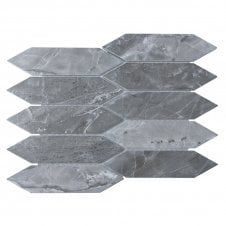 Traces Dark Grey (4.8cm x 19.5cm) 25.75cm x 31.3cm Wall & Floor Tile