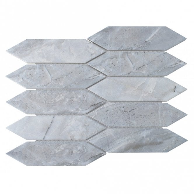 Traces Light Grey (4.8cm x 19.5cm) 25.75cm x 31.3cm Wall & Floor Tile
