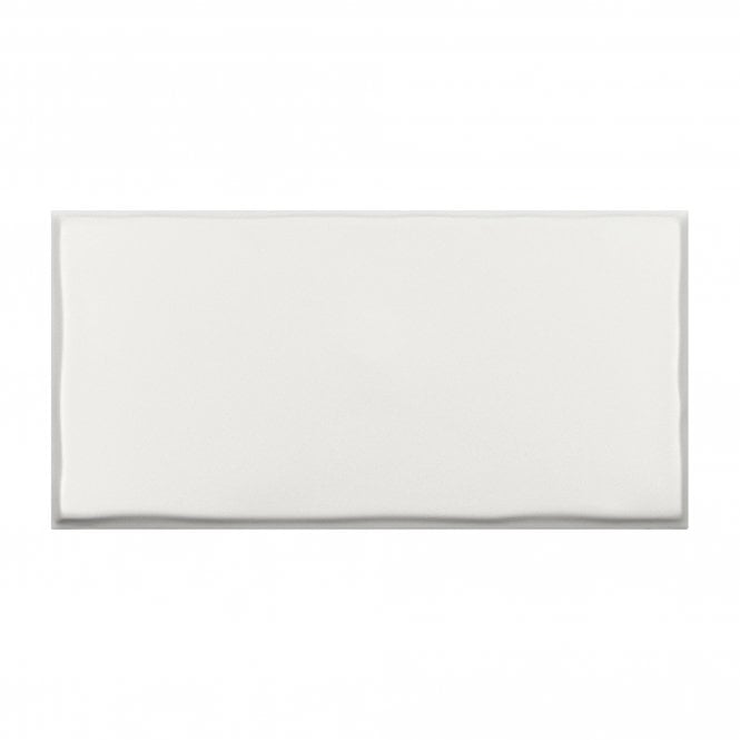 Trendy All White Matt 12.5cm x 25cm Wall Tile