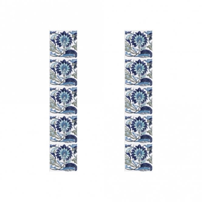 V&A Morgan Blue Decor 15.2cm x 15.2cm Tile (Full Set Deal)