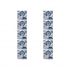 V&A Morgan Blue Decor 15.2cm x 15.2cm Tile (Full Set Deal)