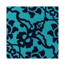 V&A Santiago Turquoise Decor 19.8cm x 19.8cm Wall Tile