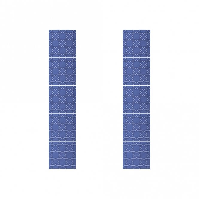 V&A Souk Blue Decor 15.2cm x 15.2cm Tile (Full Set Deal)