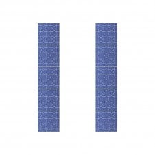 V&A Souk Blue Decor 15.2cm x 15.2cm Tile (Full Set Deal)