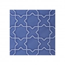 V&A Souk Blue Decor 15.2cm x 15.2cm Wall Tile