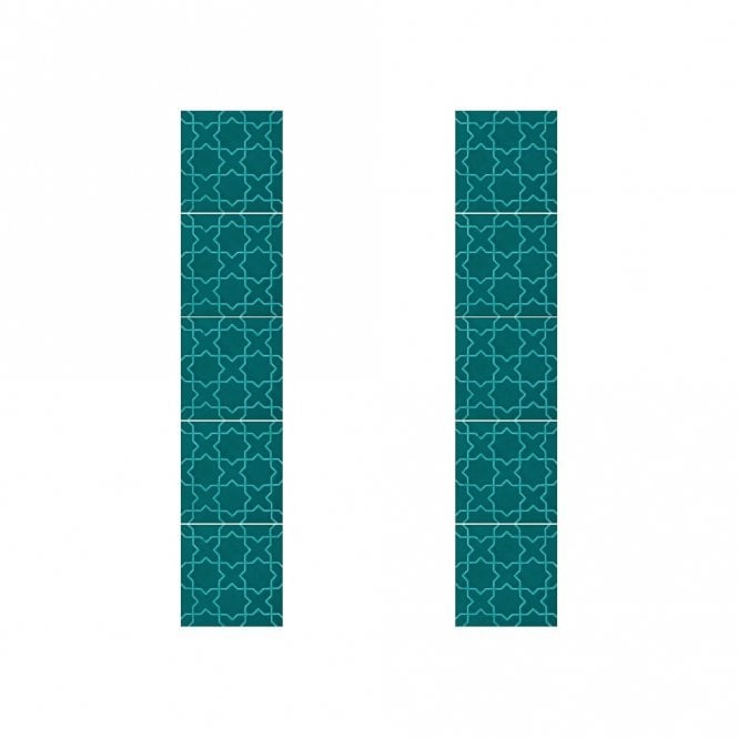V&A Souk Teal Decor 15.2cm x 15.2cm Tile (Full Set Deal)