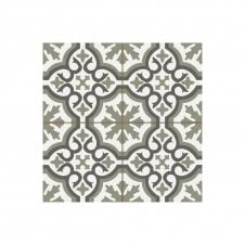 Venice British Green/Black Pre Cut 45cm x 45cm Wall & Floor Tile
