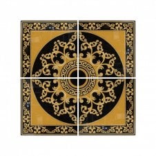 Venice Gold (4 tile set) 60cm x 60cm Wall & Floor Tile (Full Set Deal)