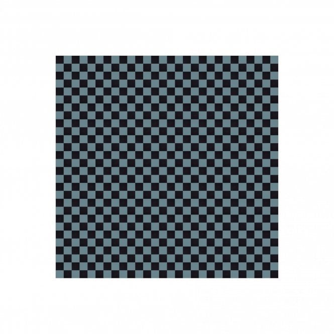 Victorian Chequer Pack Blue and Black 14.6cm x 14.6cm (Full Set Deal)
