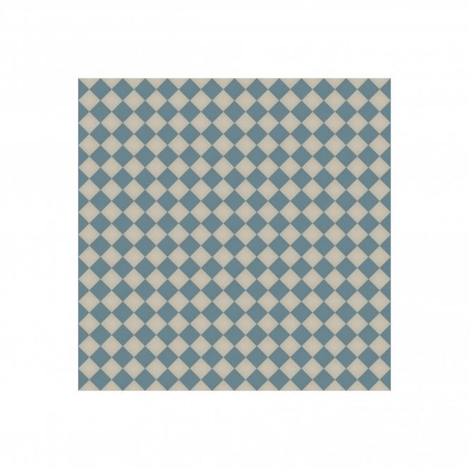 Victorian Chequer Pack Blue and White 14.6cm x 14.6cm (Full Set Deal)
