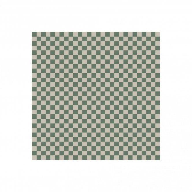 Victorian Chequer Pack Green and White 9.6cm x 9.6cm (Full Set Deal)