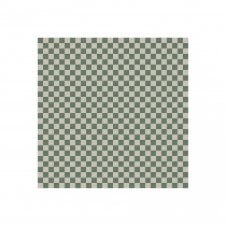 Victorian Chequer Pack Green and White 9.6cm x 9.6cm (Full Set Deal)