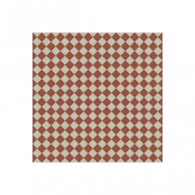 Victorian Chequer Pack Red and White 14.6cm x 14.6cm (Full Set Deal)