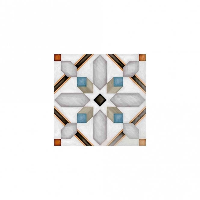 Vives Demel Multicolour 20cm x 20cm Wall & Floor Tile
