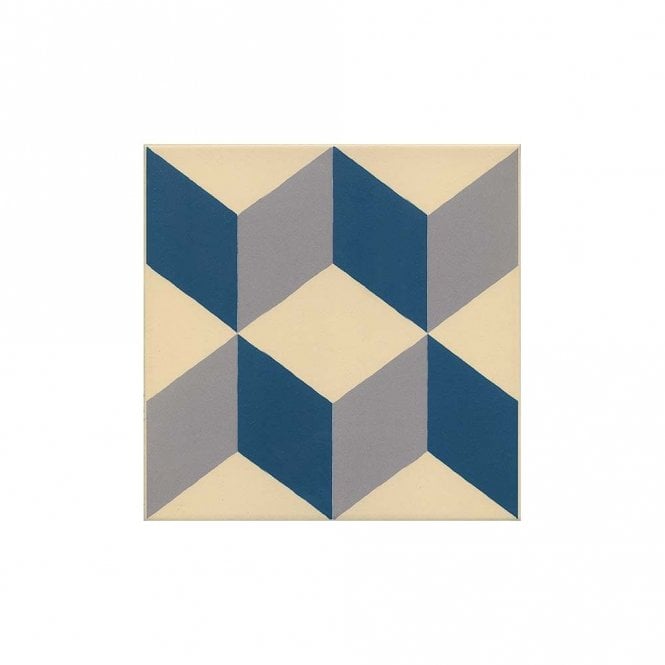 Vives Guell-1 (Decor) 20cm x 20cm Wall & Floor Tile
