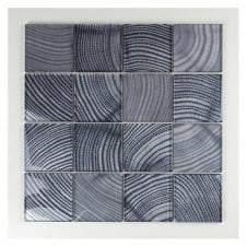 Wood Grey 30cm x 30cm Mosaic Tile