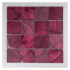 Wood Red 30cm x 30cm Mosaic Tile