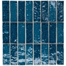 Zafiro Parallel 33.7cm x 32.2cm Mosaic Tile 