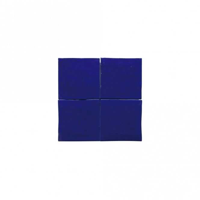 Zelij Antic Azul 10cm x 10cm Wall Tile