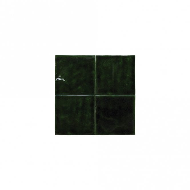 Zelij Verde Cobre 10cm x 10cm Wall Tile