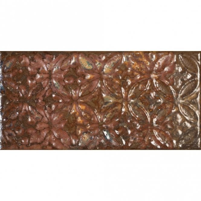 Zurbaran Cobre 11cm x 22cm Wall Tile